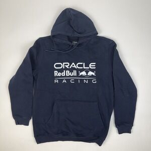 Unisex Oracle Red Bull Racing Blue Long Sleeve Pullover Hoodie Size Medium GUC